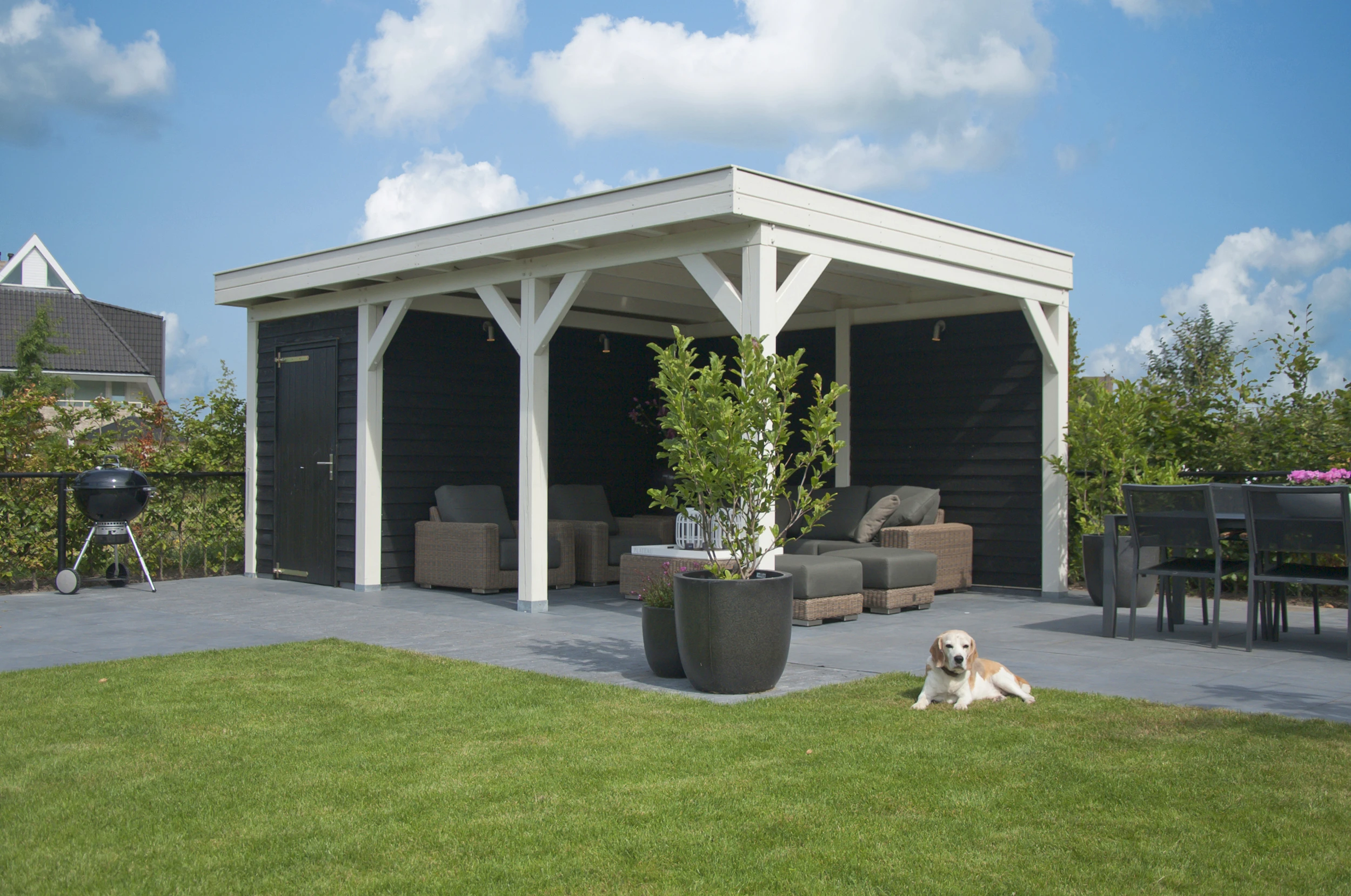 Trendhout Douglas Overkapping Refter 735 x 340 cm - Afbeelding 3